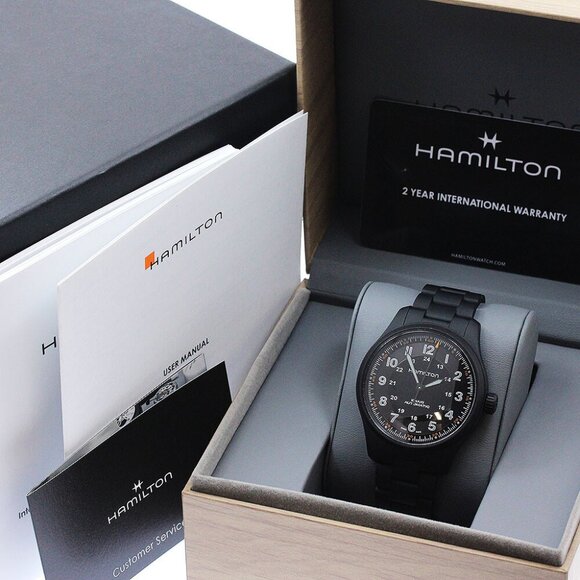 HAMILTON Khaki field H706651 black Dial Automatic Men&#039;s Watch_883716 - Picture 1 of 7